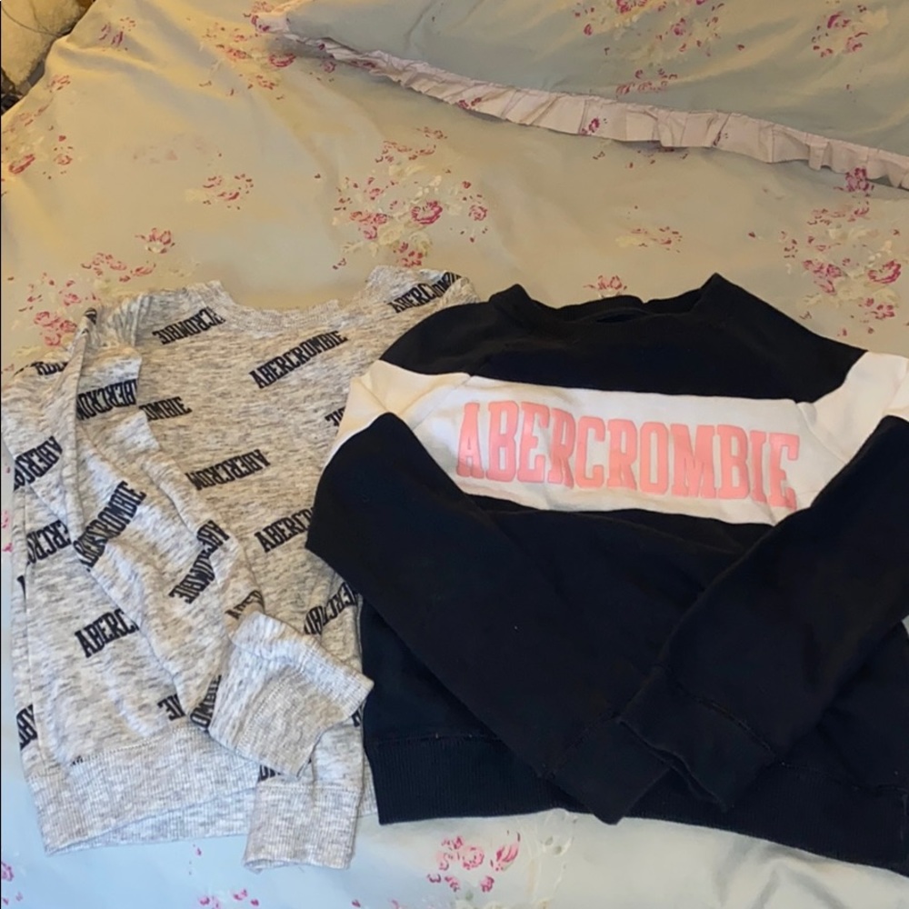 2 Girls Abercrombie sweatshirts